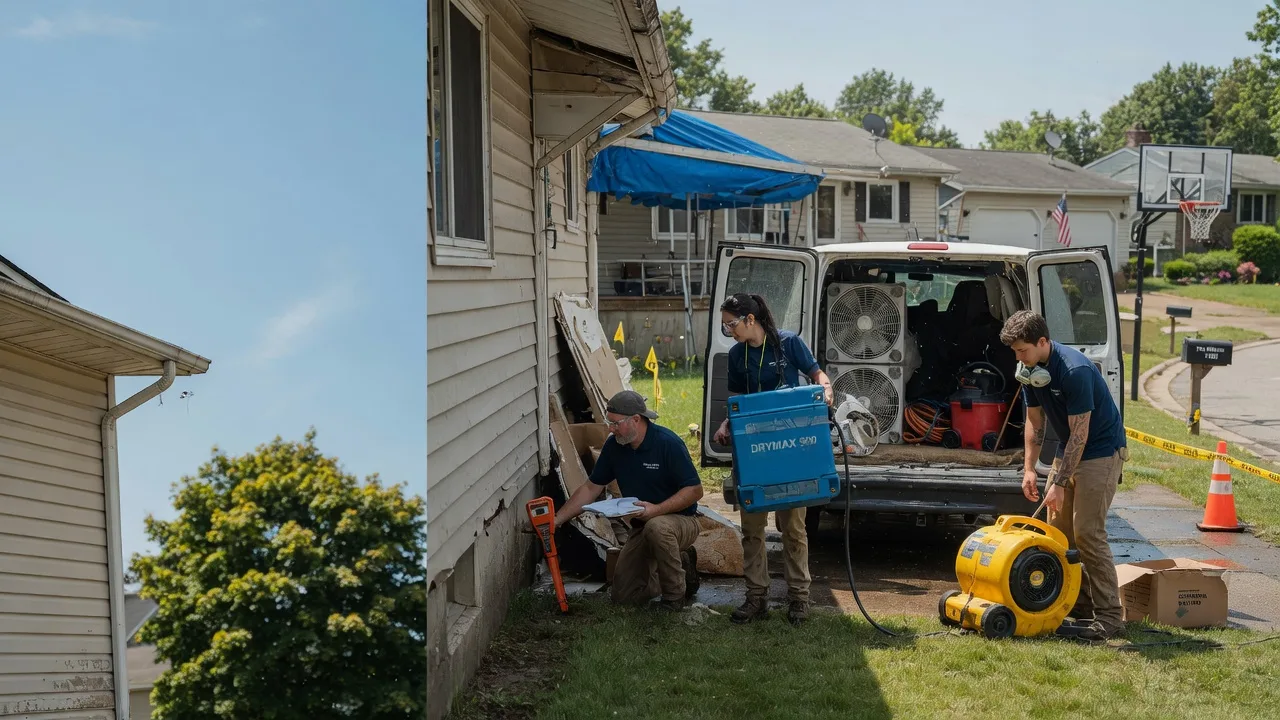 Ceiling Leak Cleanup in Johnston, IA near me