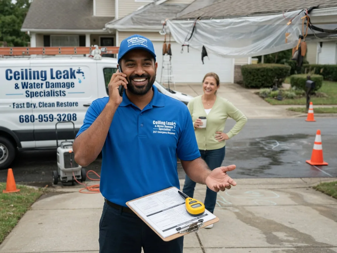 Ceiling Leak Cleanup Johnston, IA FAQs